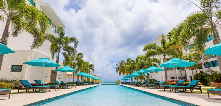 The pool at Sands in Barbados